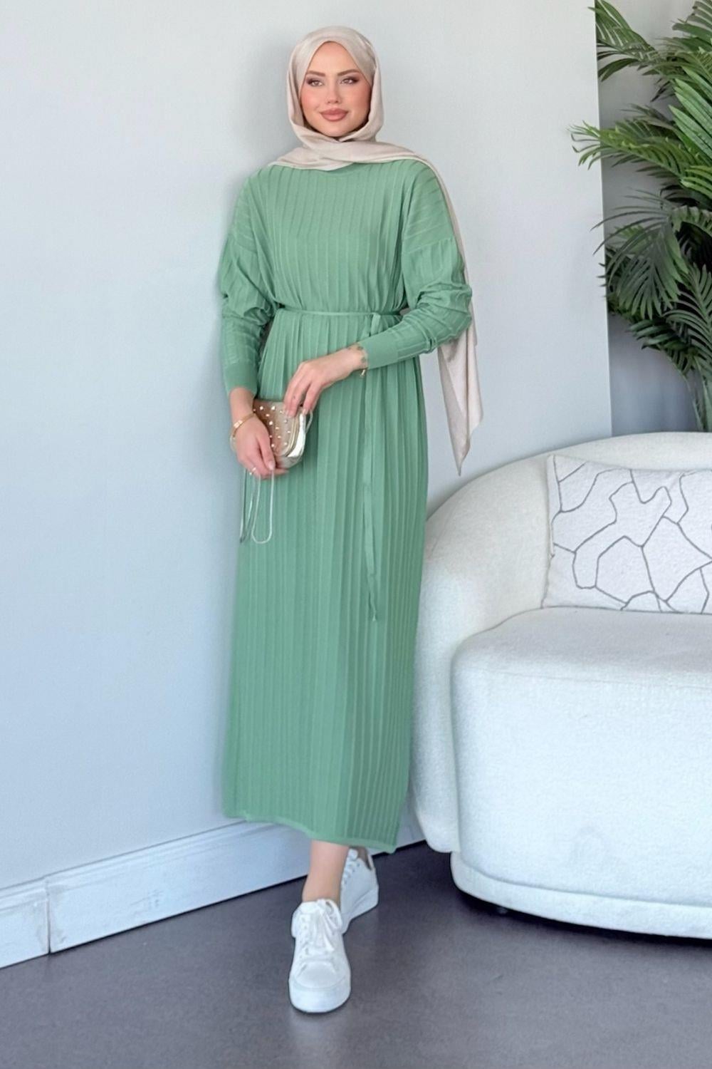 Dalya Fitilli Elbise Mint 248000 