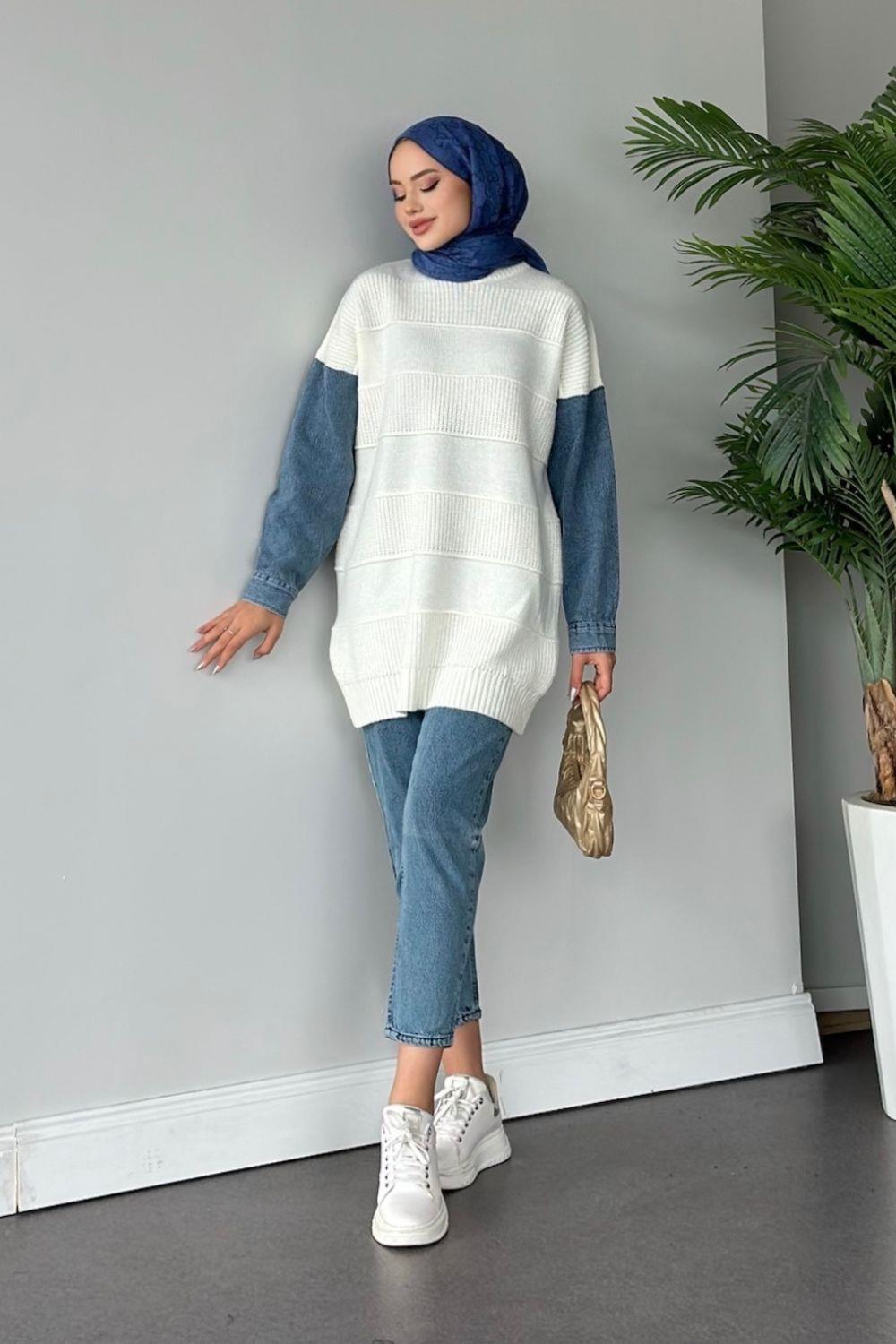 Kot Kollu Kazak Beyaz 24880 