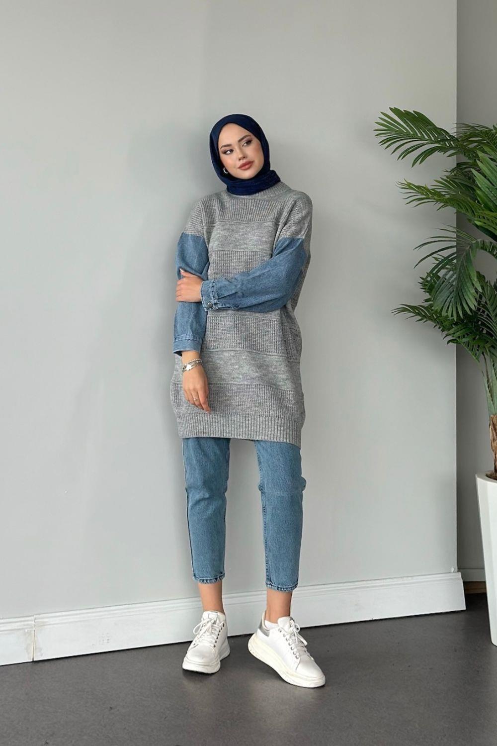 Kot Kollu Kazak Gri 24880 