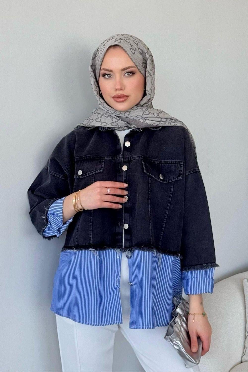Kot Ceket Gömlek Siyah 2506 