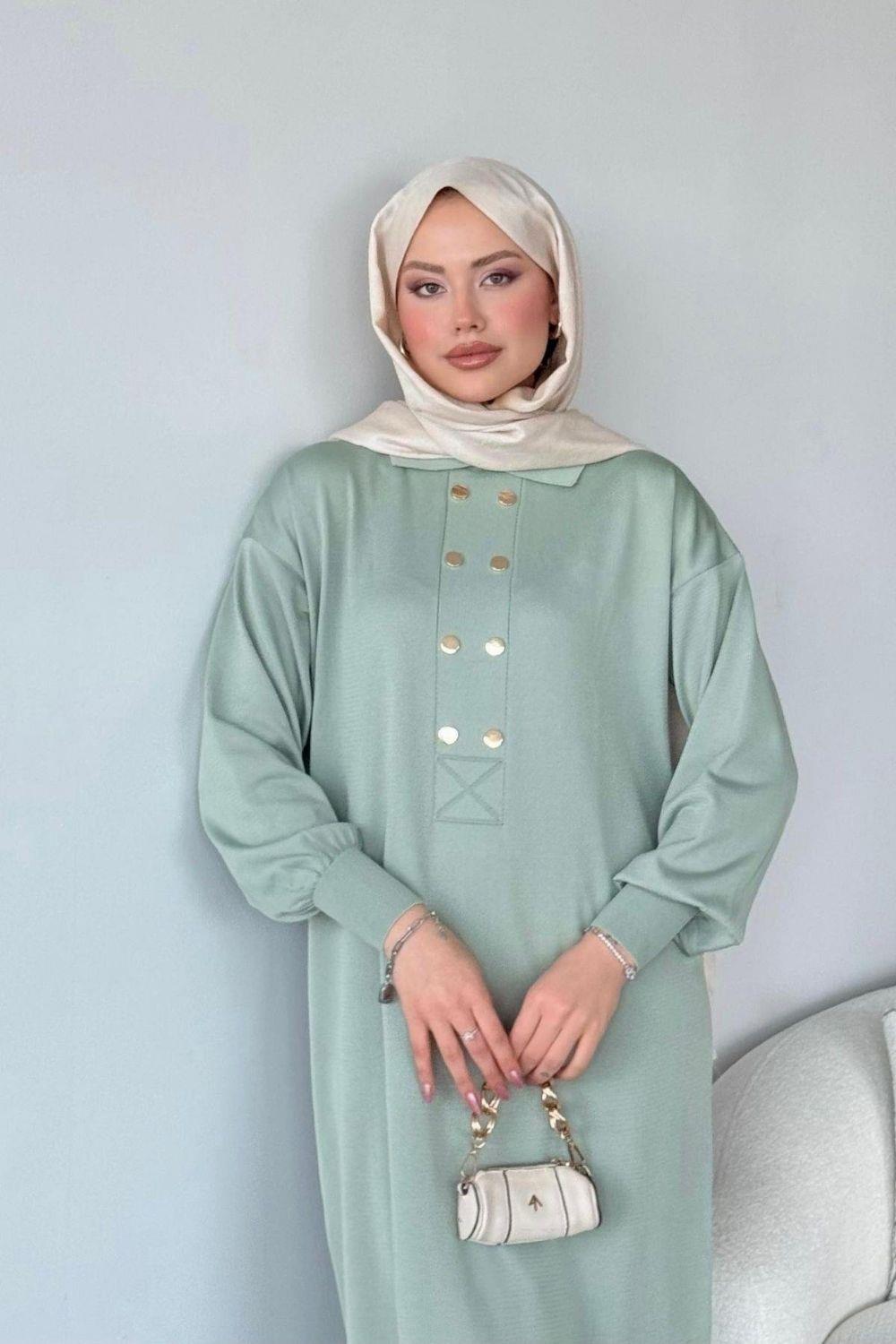 Versa Elbise Mint 2514 