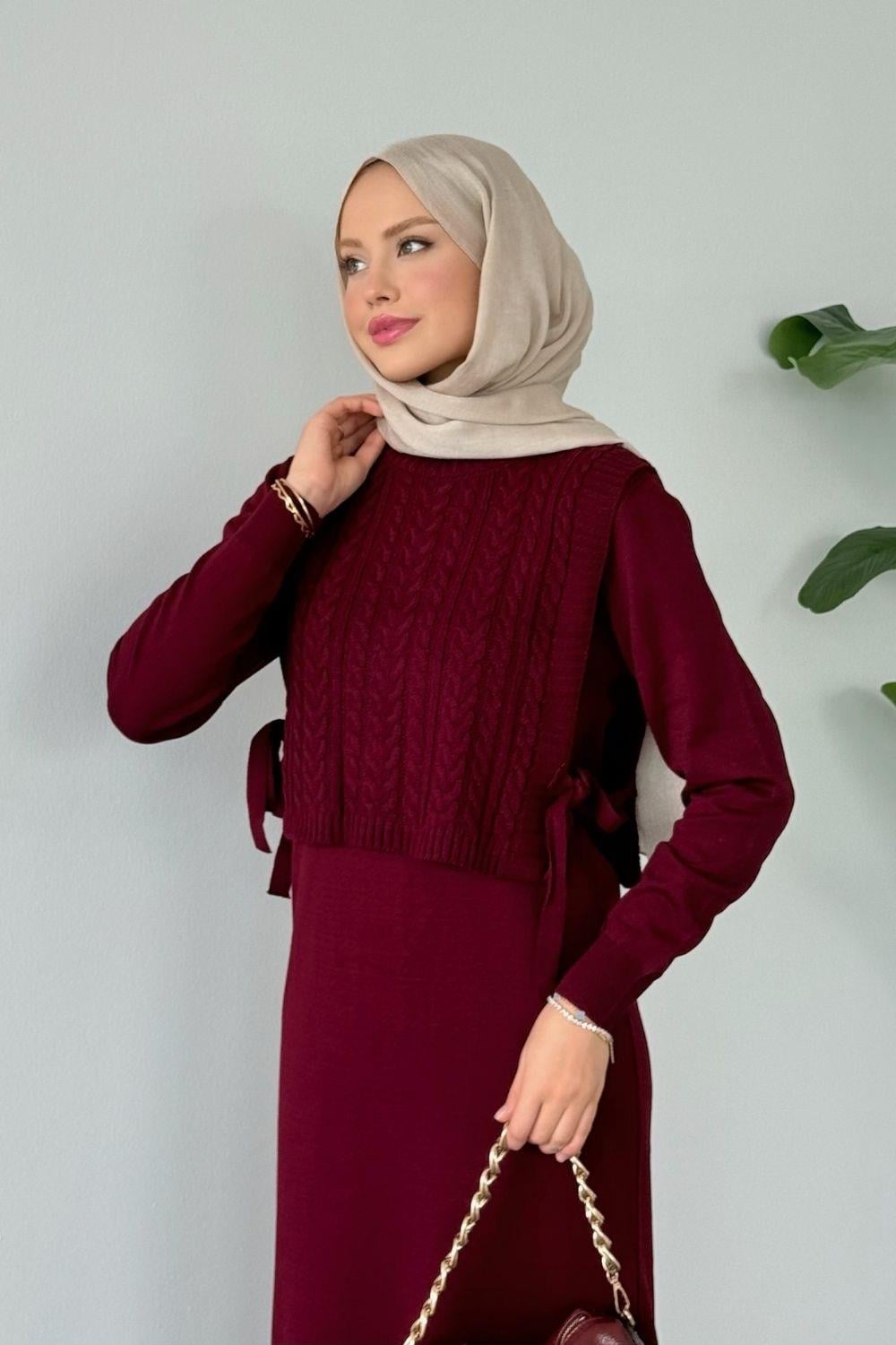 Süveterli Takım Bordo 25220 