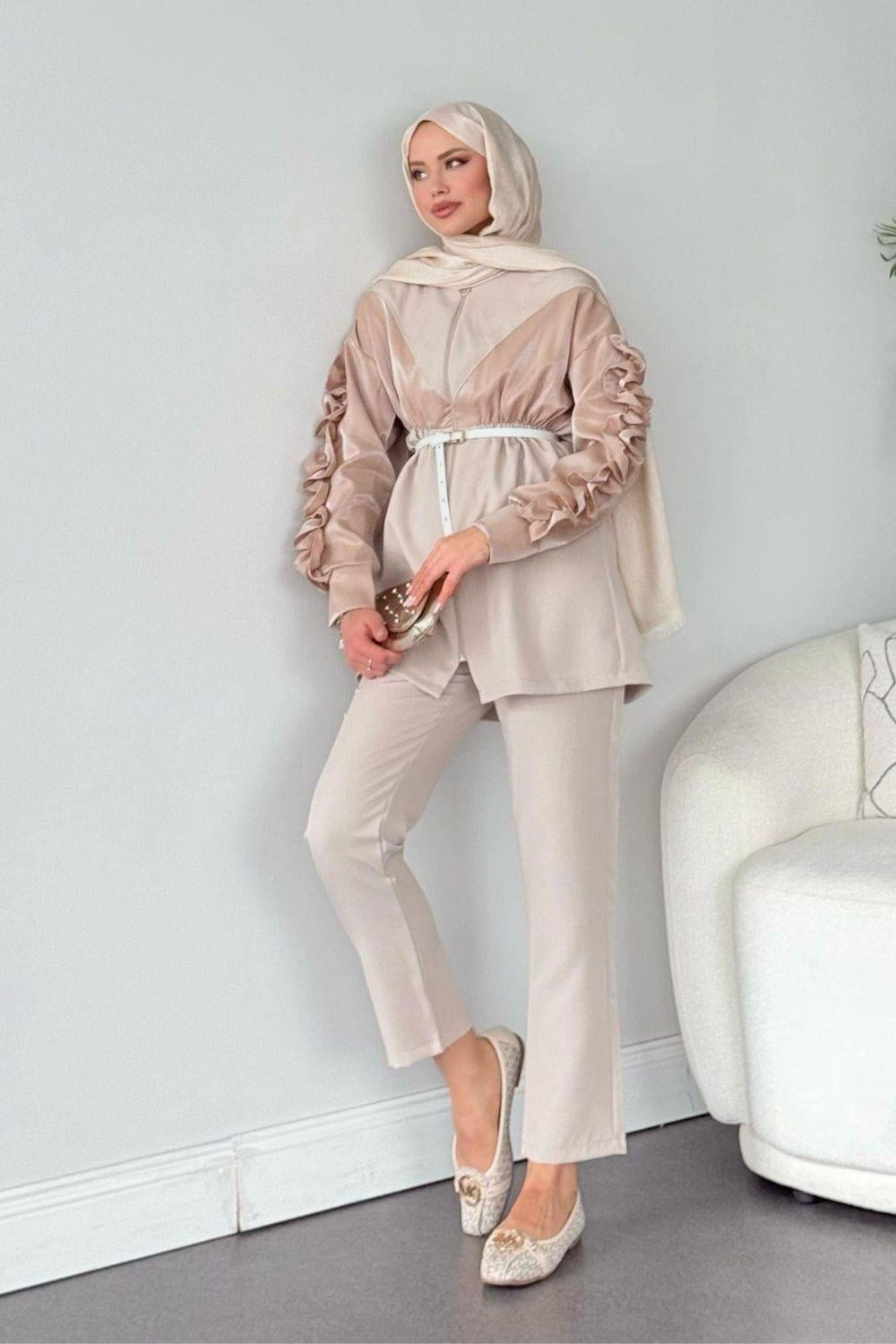 Beyza Takım Bej 2536 