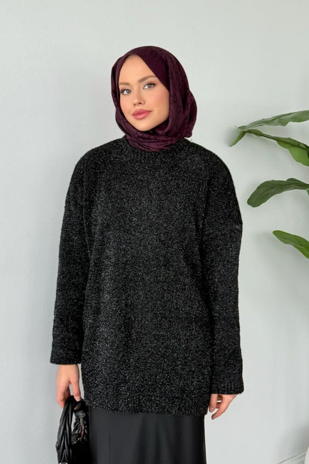 Birsu Simli Kazak Siyah 25520 