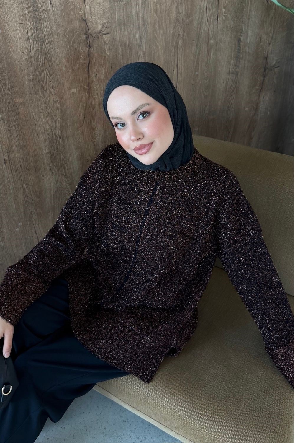 Sim Sakal Salaş Tunik Kahverengi 25900 
