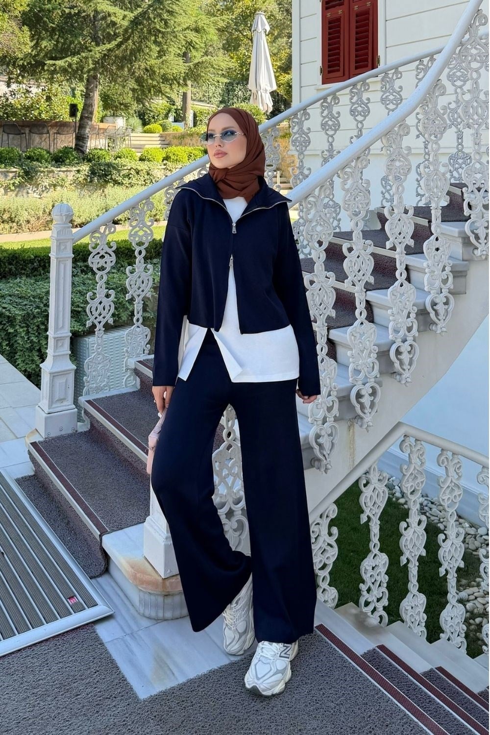 Taç Üçlü Merserize Takım Lacivert 25910 