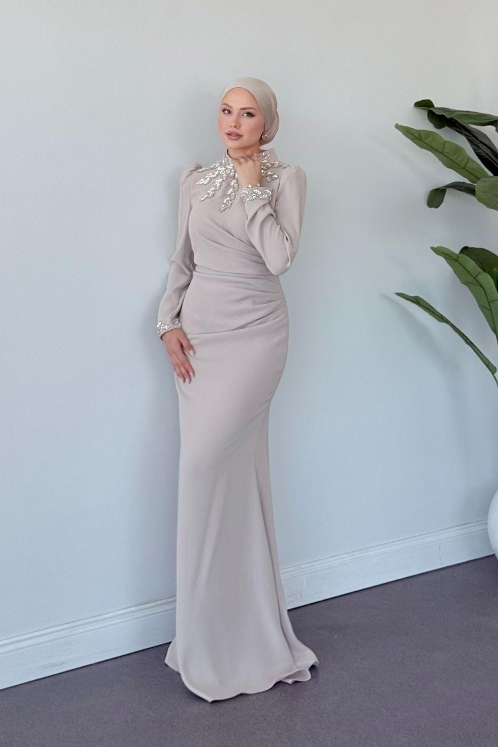 Leyla Abiye Vizon 2616 