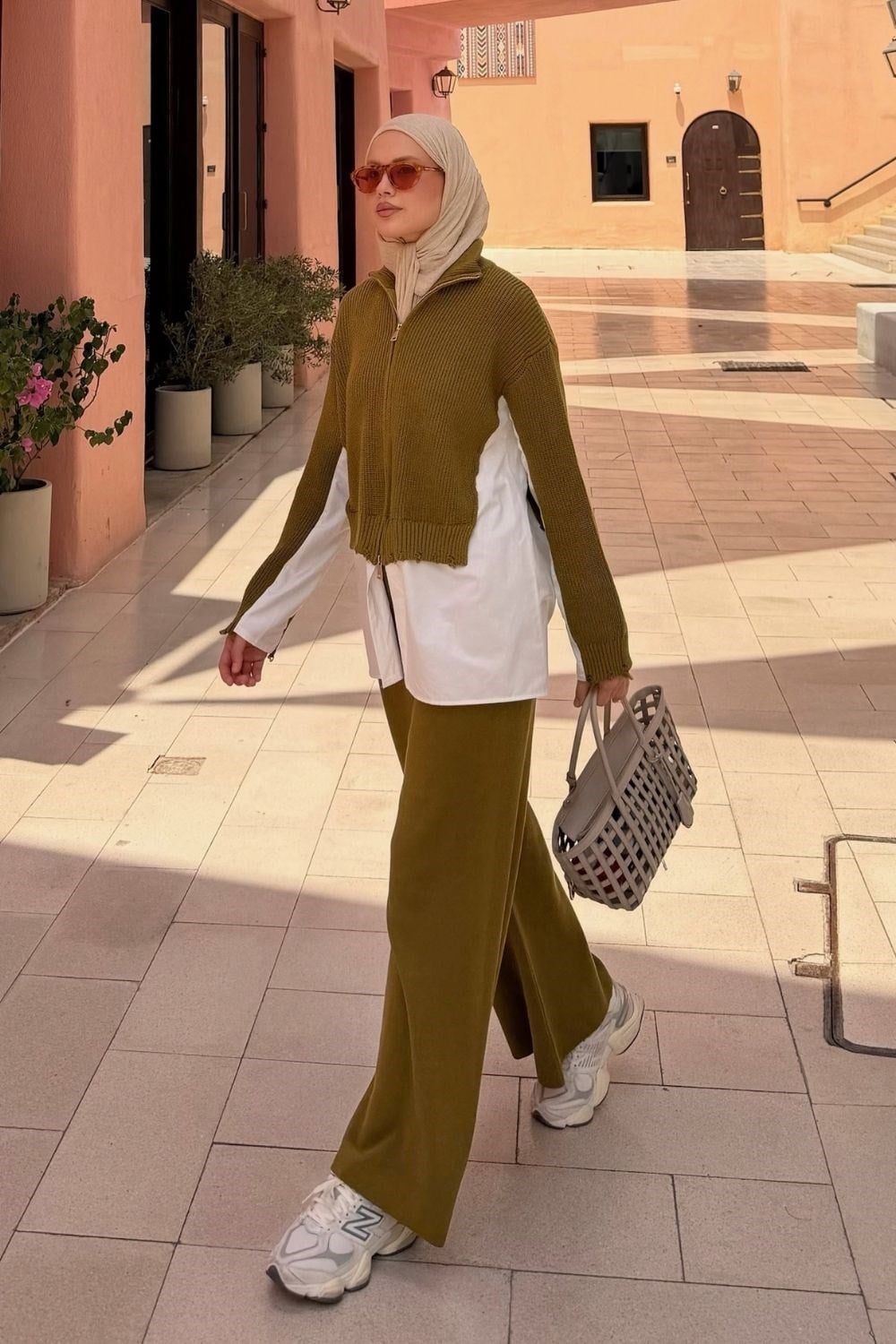 Frida Gömlek Detay Lüks Takım Yağ Yeşili 26170 