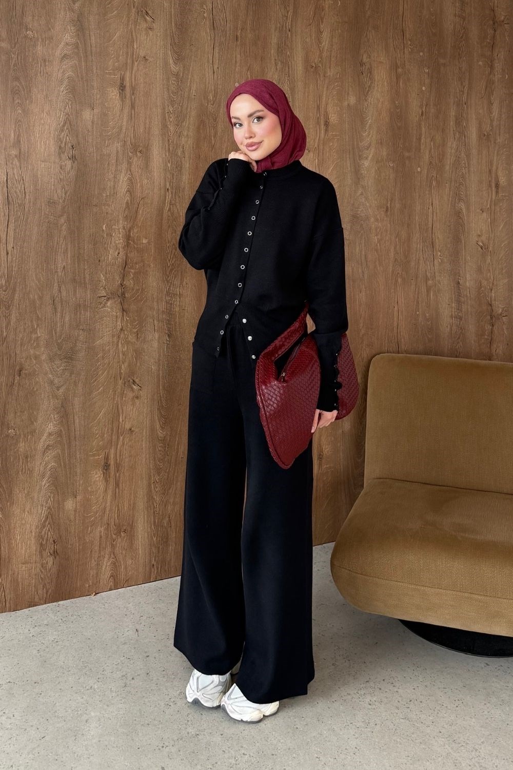 Sonya Corsman Takım Siyah 26190 