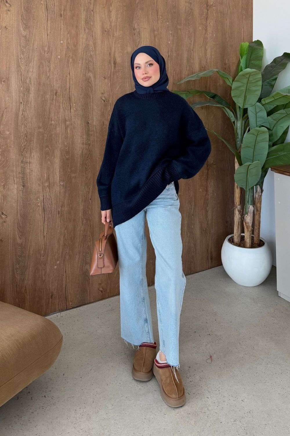 Elya Yumoş Tunik Lacivert 26194 