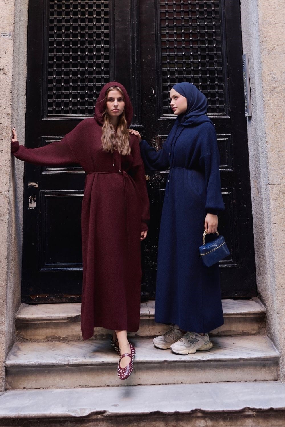 Eleni Yumoş Elbise Bordo 26214 