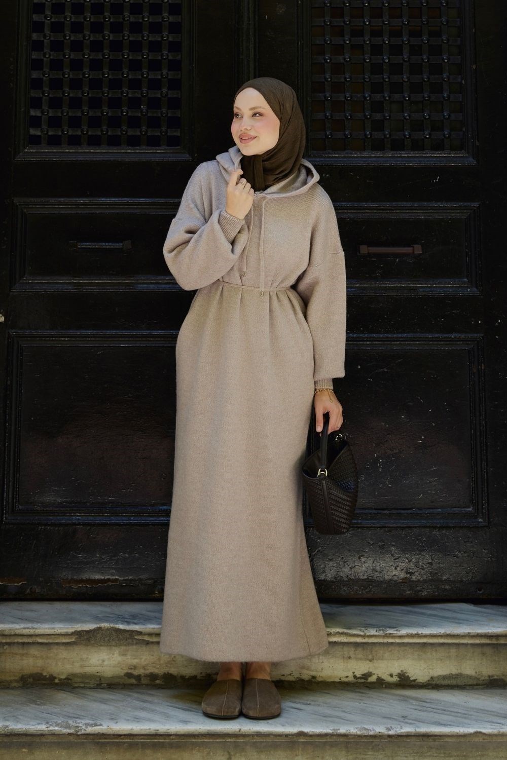 Eleni Yumoş Elbise Vizon 26214 