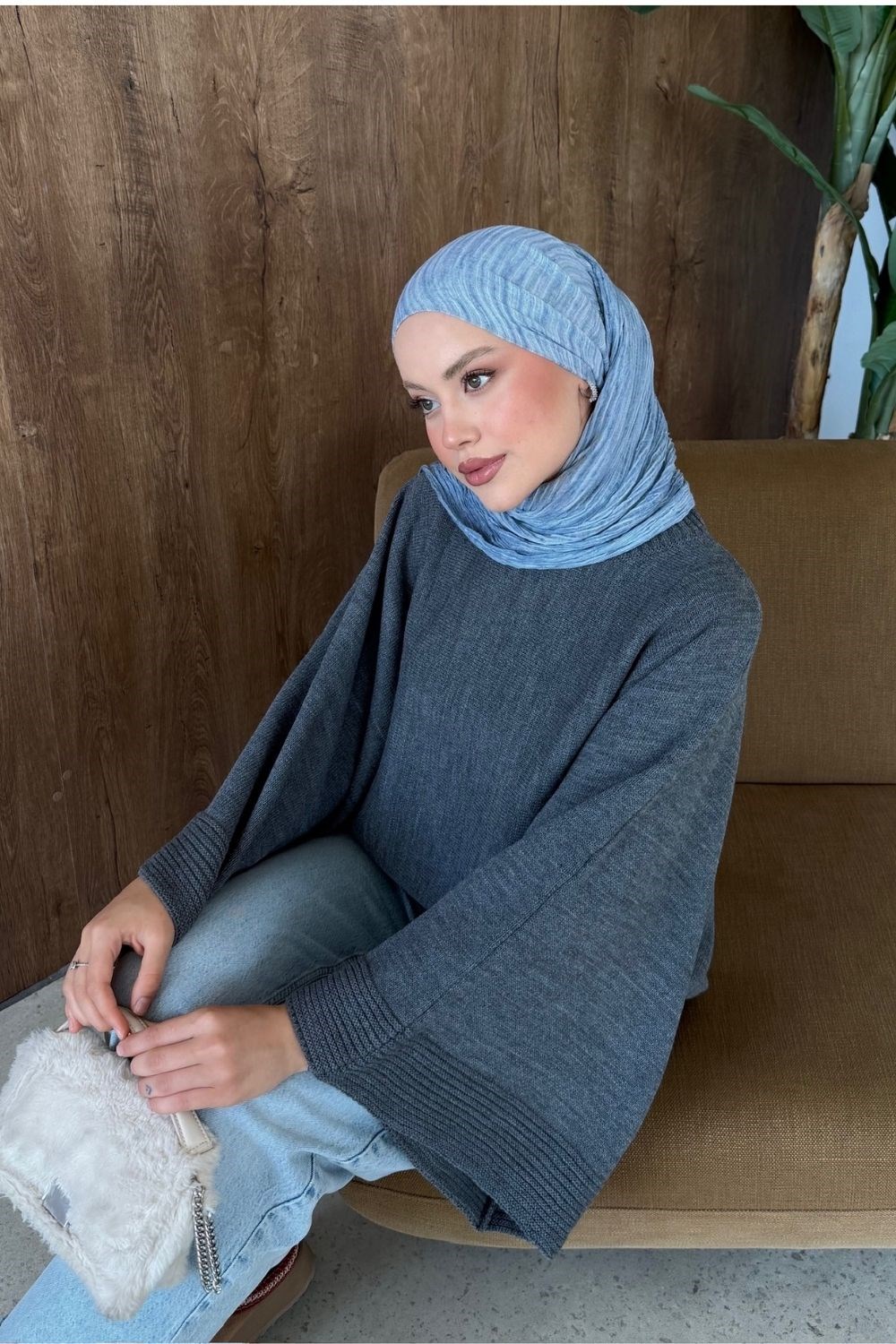Yarasa Tunik Gri 26262 