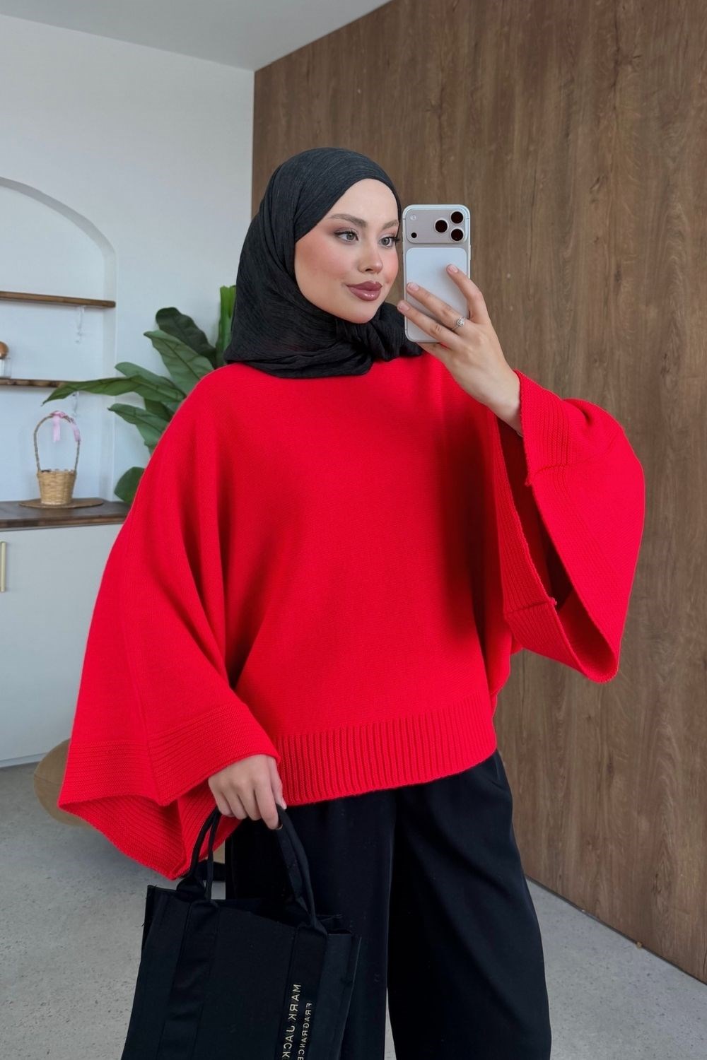 Yarasa Tunik Kırmızı 26262 