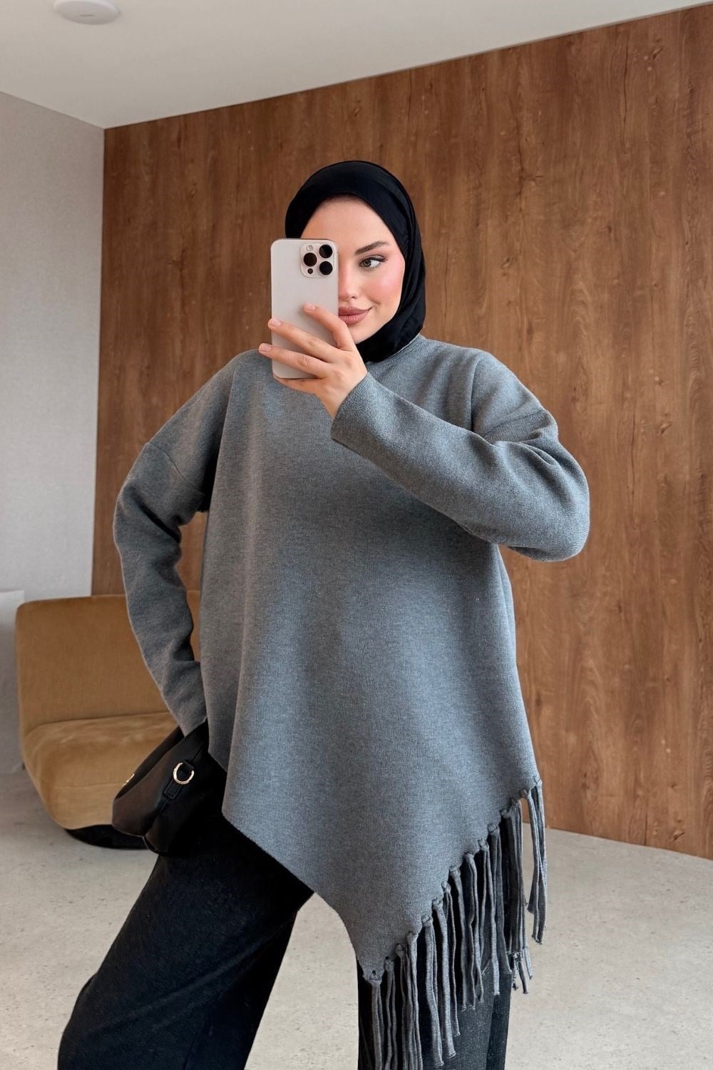 Püskül Detay Kazak Füme 26272 