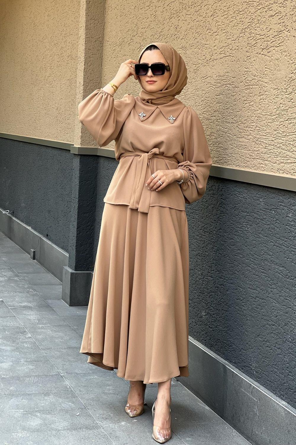 Monika Takım Bej 3002 