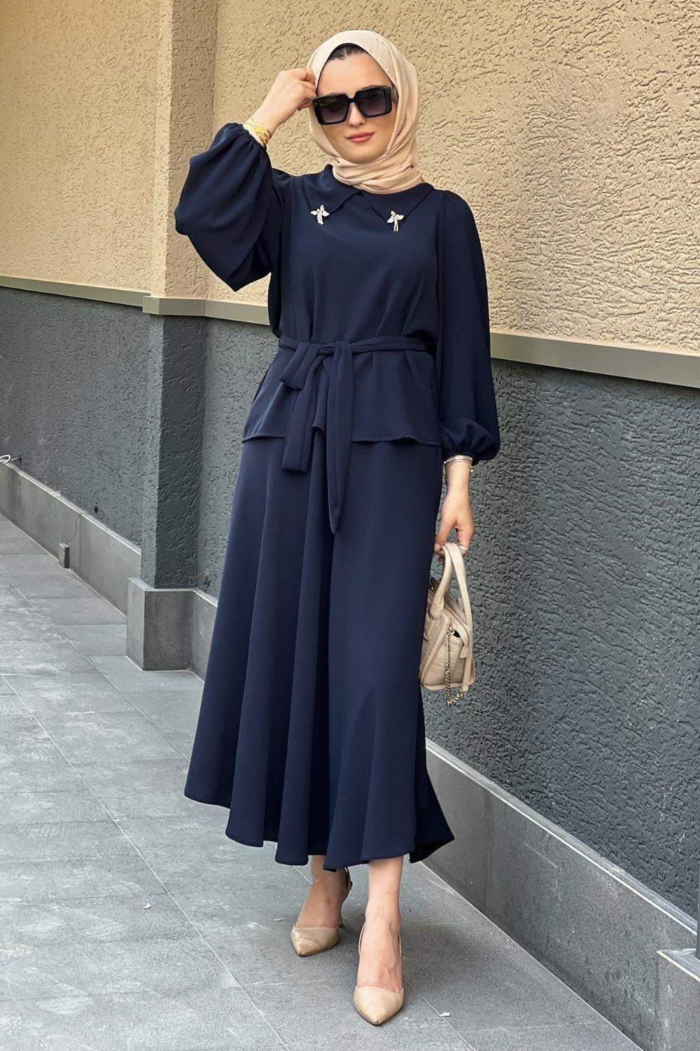 Monika Takım Lacivert 3002 