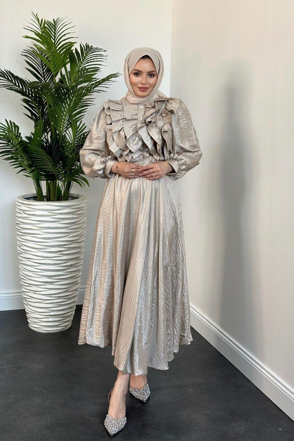 Arnisa Önü Fırfırlı Takım Taş 3063 