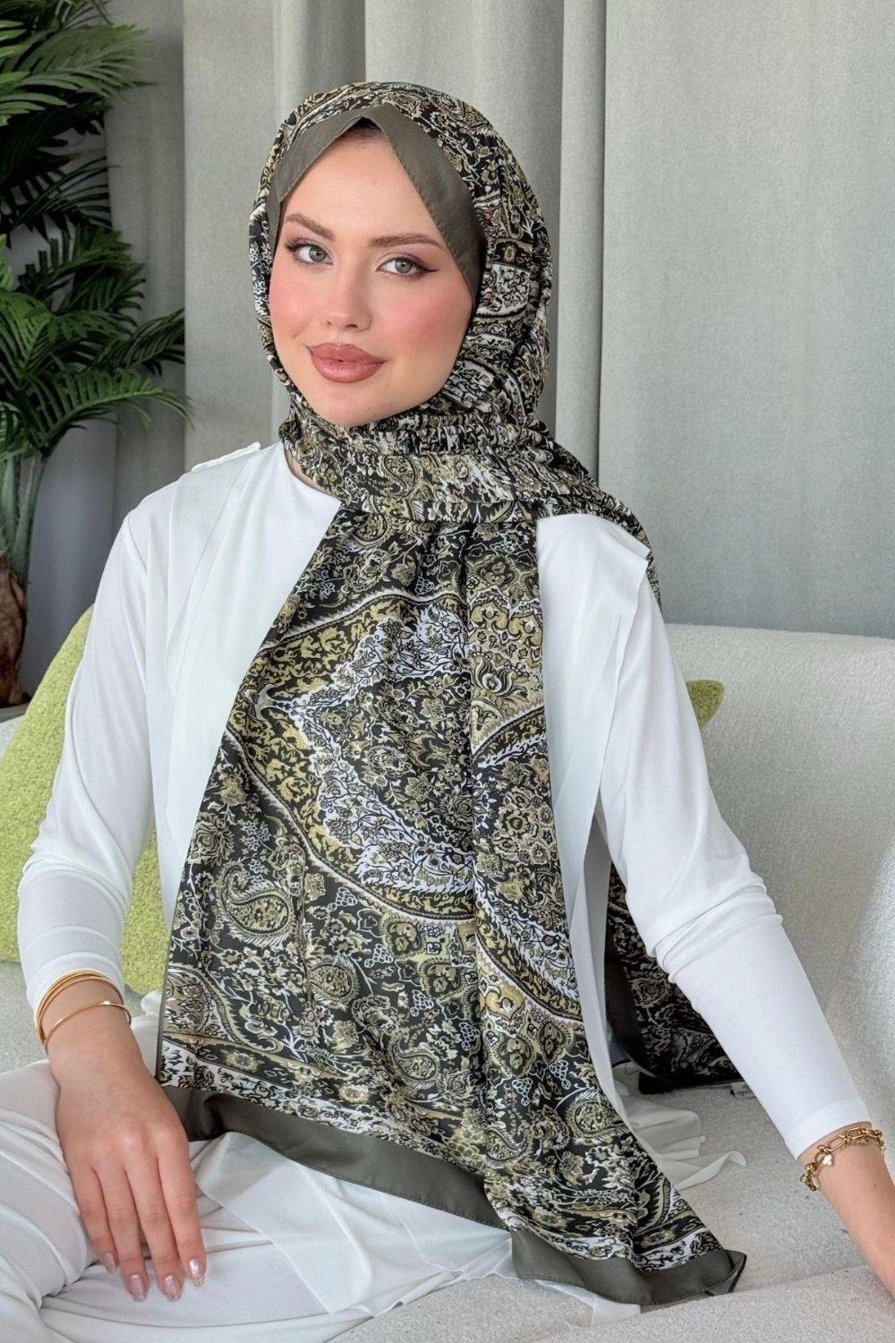 Kayli Dijital Şal Mint 4029 