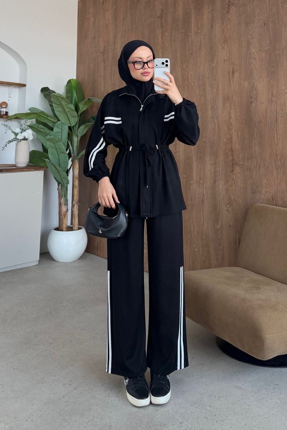 Sportif Şerit Dty Takım Siyah 4031 