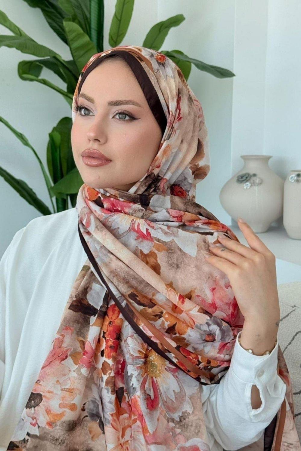 Flov Soft Şal Kahverengi 4043 