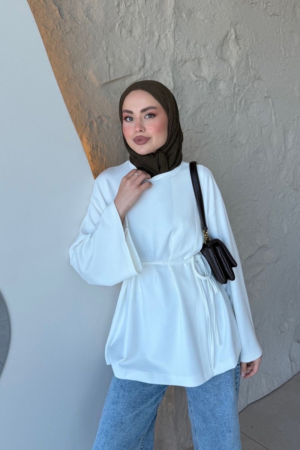Hale Tunik Beyaz 4076 