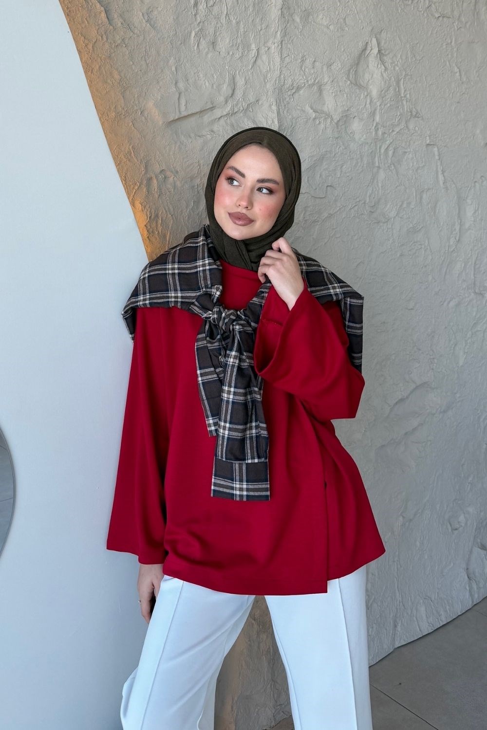 Hale Tunik Kırmızı 4076 