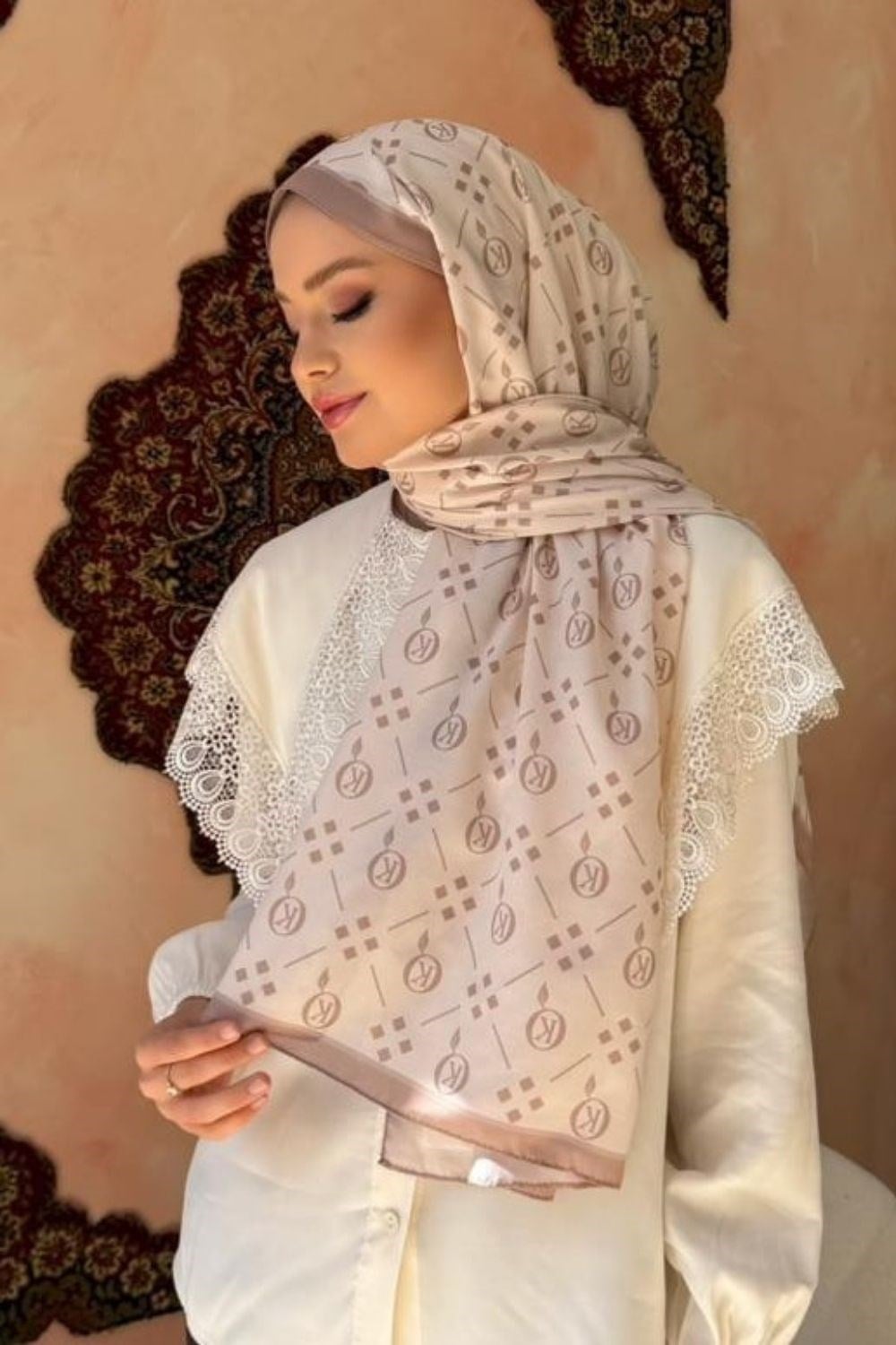 Moderna Soft Şal Bej 40770 