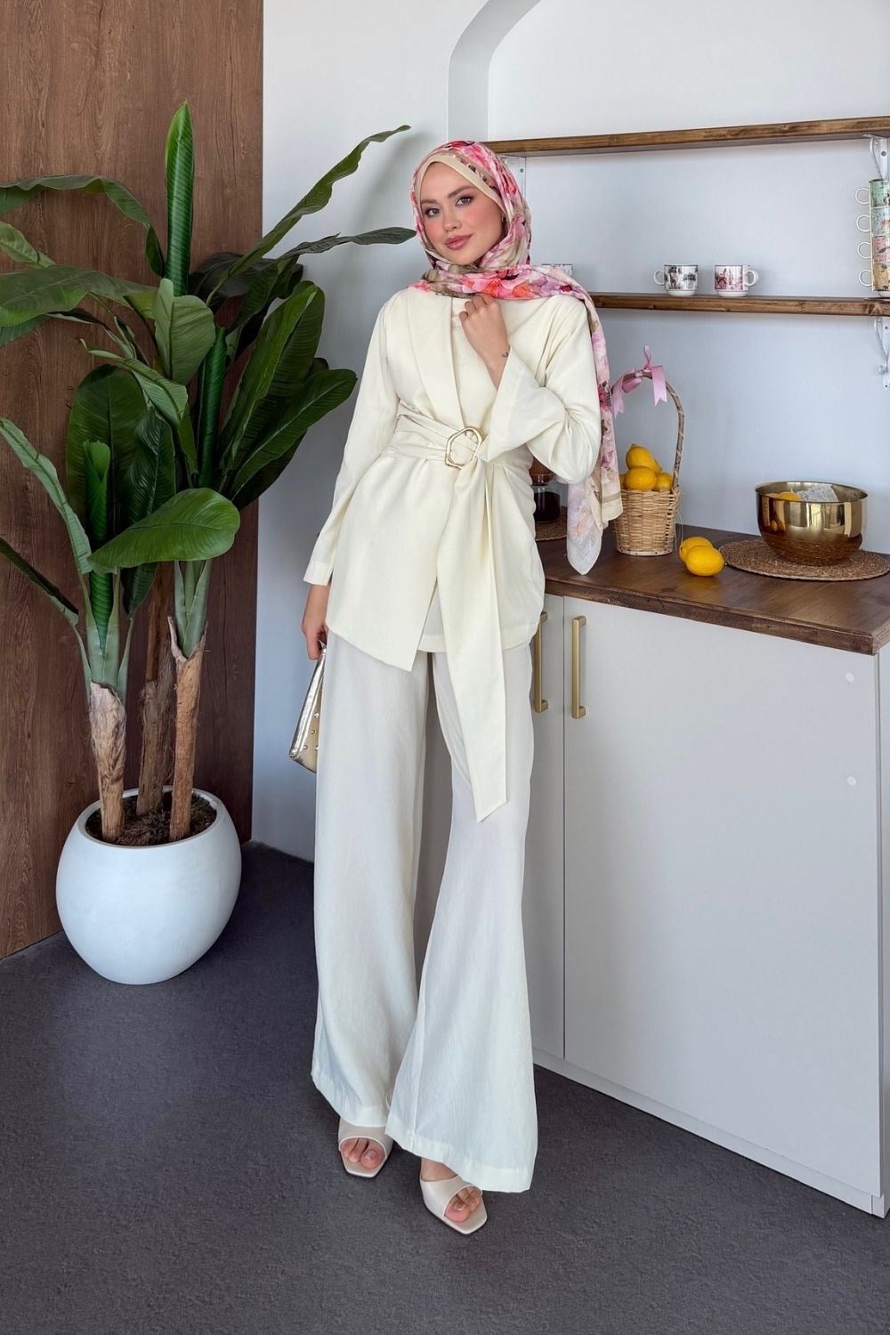 Elegance Tokalı Takım Sarı 41601 