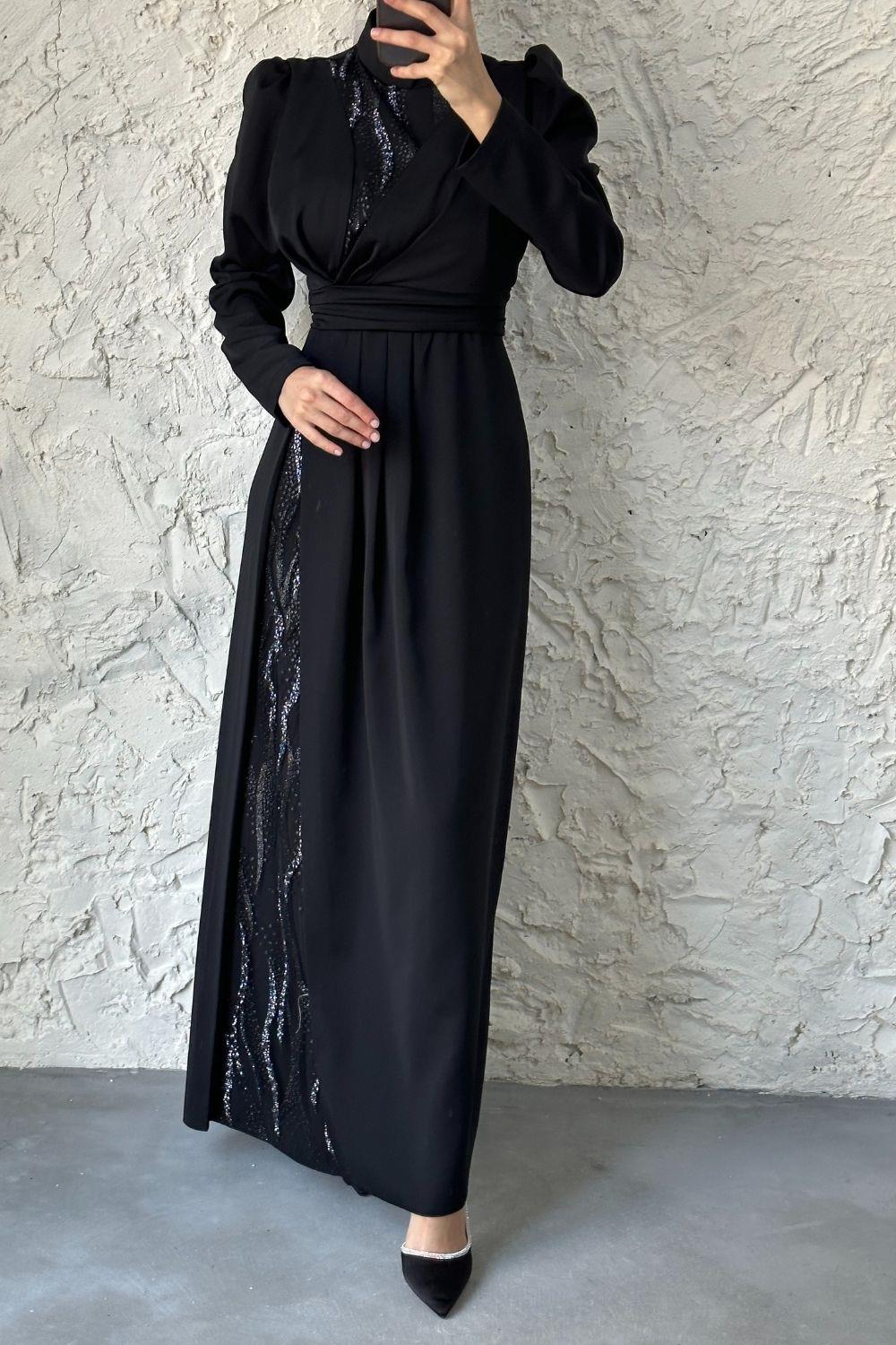 Feriya Abiye Siyah 4321 