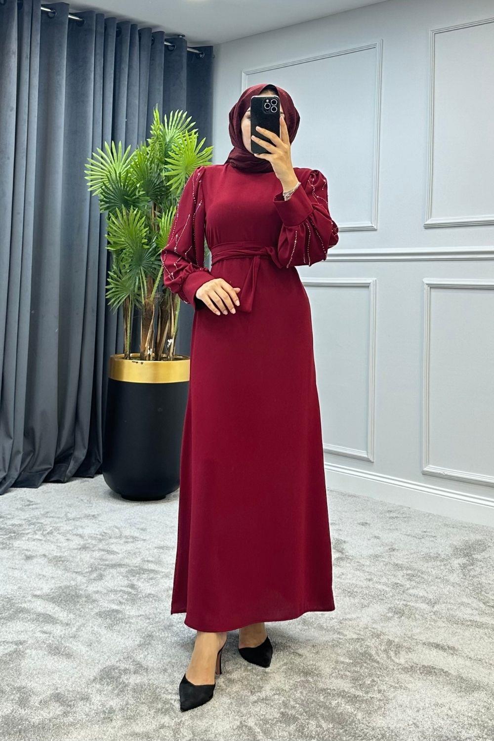 Elsa Abiye Bordo 4415 