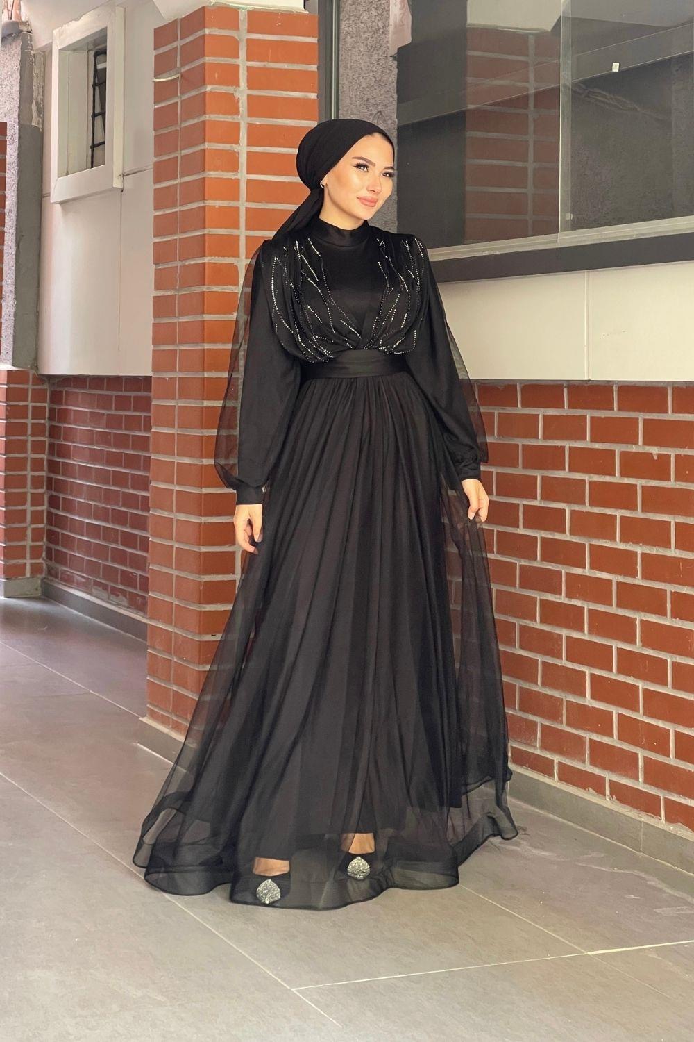 Lenora Abiye Siyah 44250 