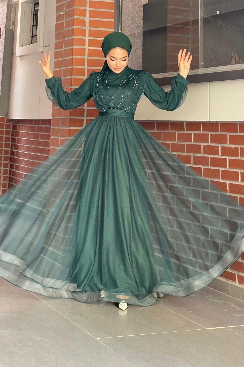 Lenora Abiye Zümrüt 44250 