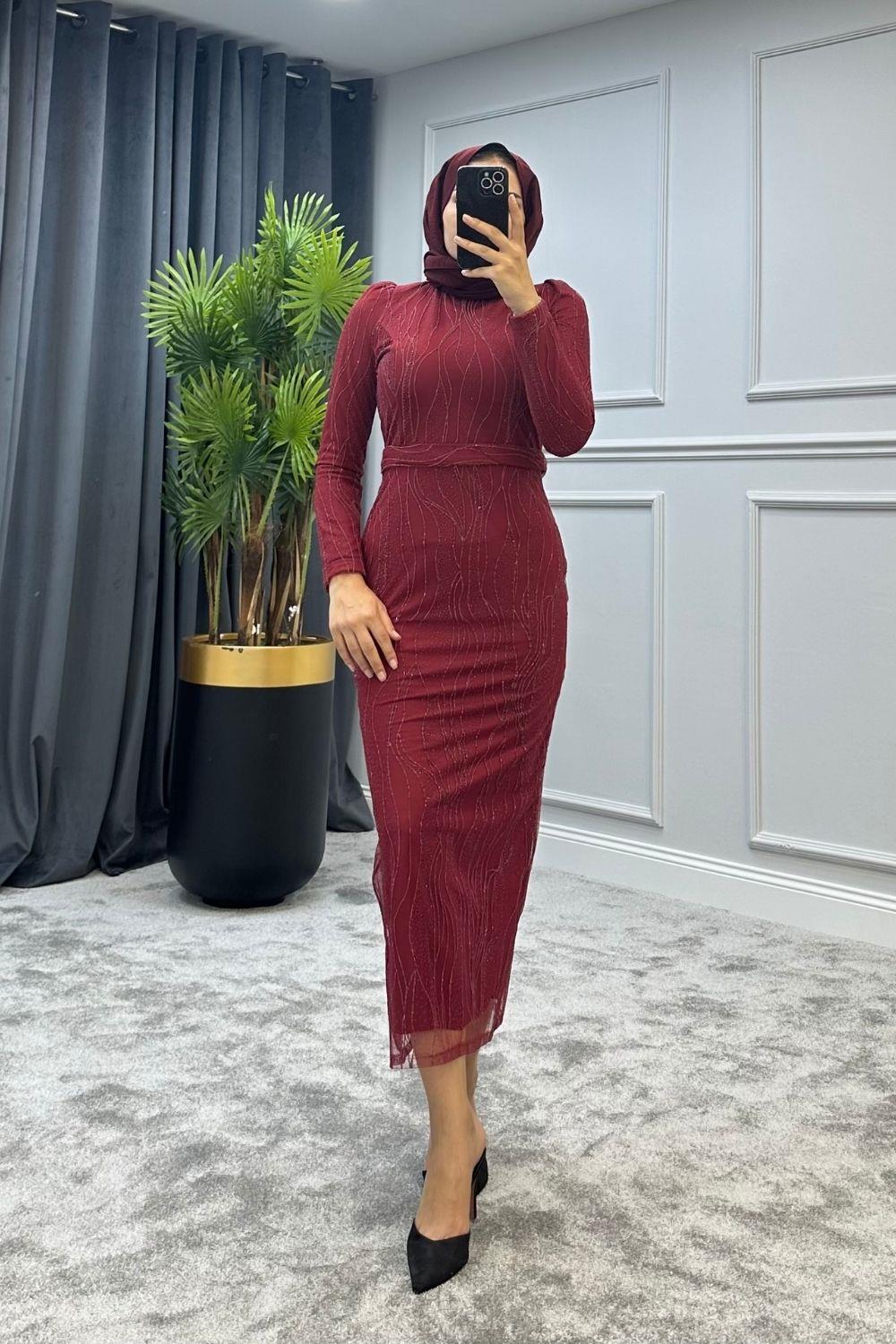 Rio Abiye Bordo 44280 