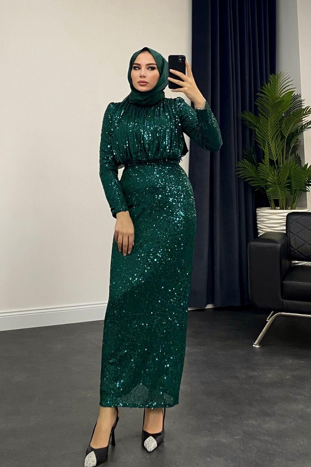Tia Payet Abiye Zümrüt 4498 