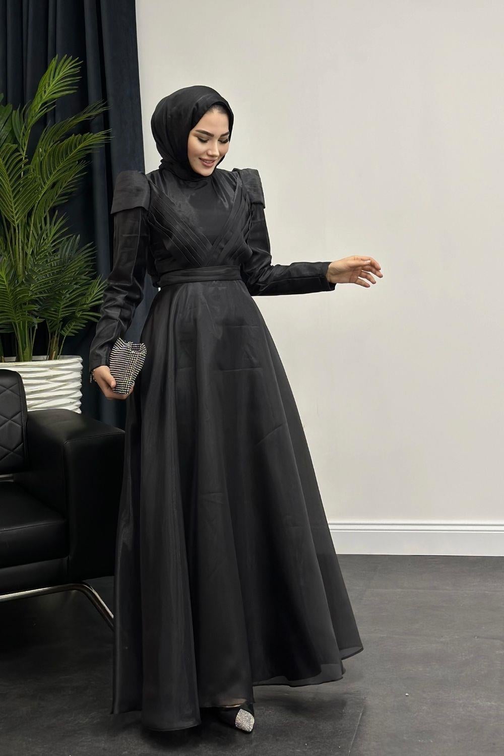 Serpil Abiye Siyah 4520 