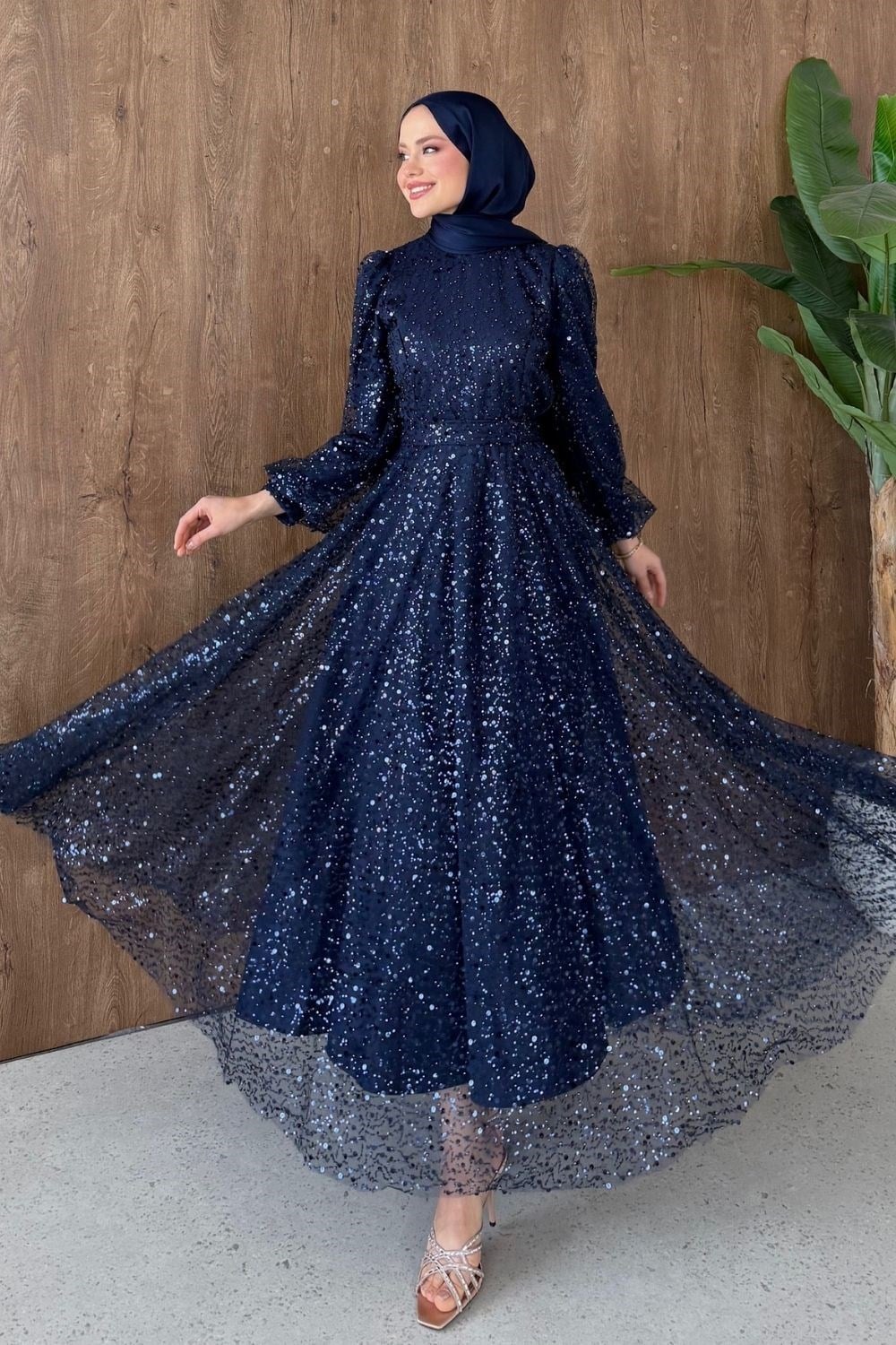 Lowel Abiye Lacivert 4533 