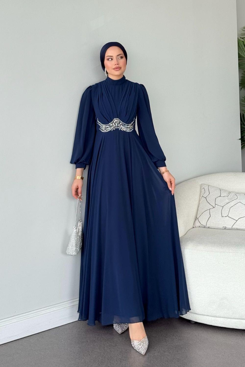 Hadise Abiye Lacivert 4541000 