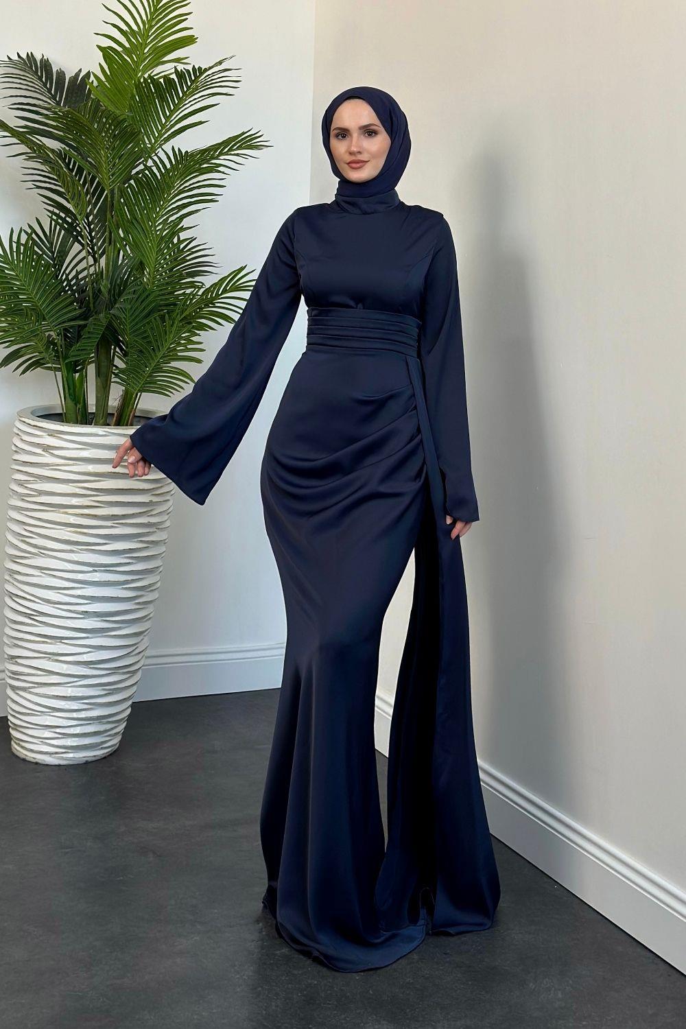 Baler Abiye Lacivert 4578 