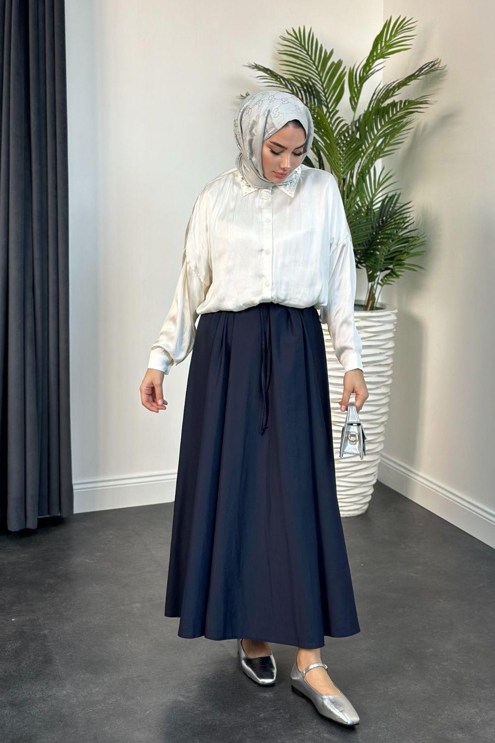 Paraşüt Etek Lacivert 4630 