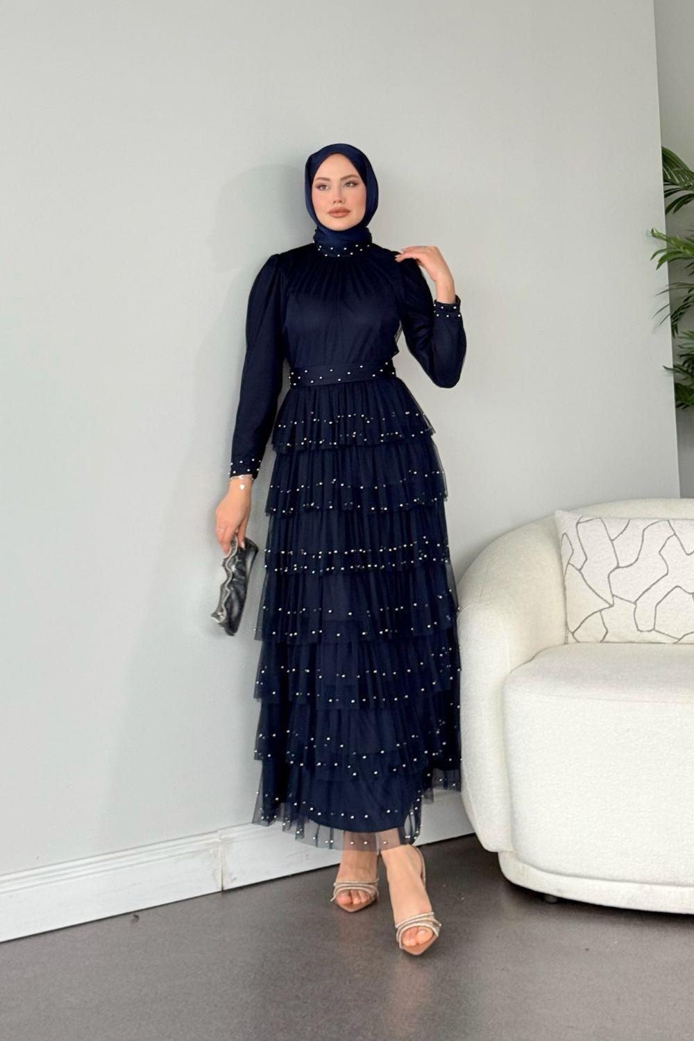 Eda Abiye Lacivert 4656 