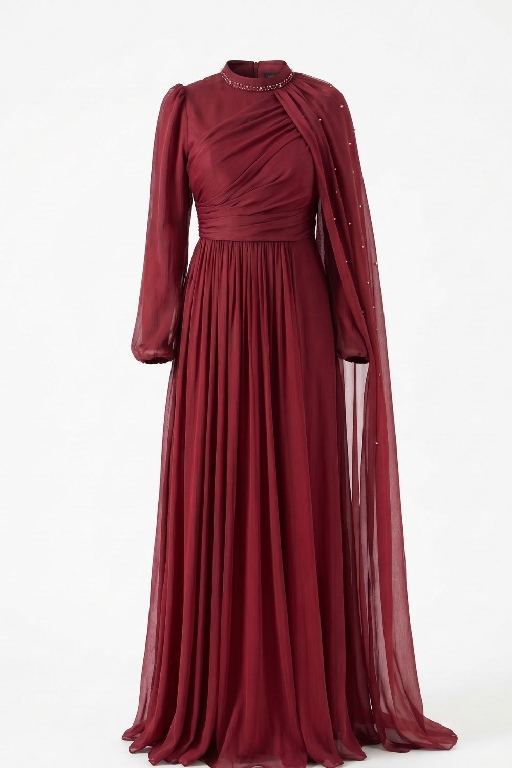 Fairy Evening Dress Burgundy 46620 