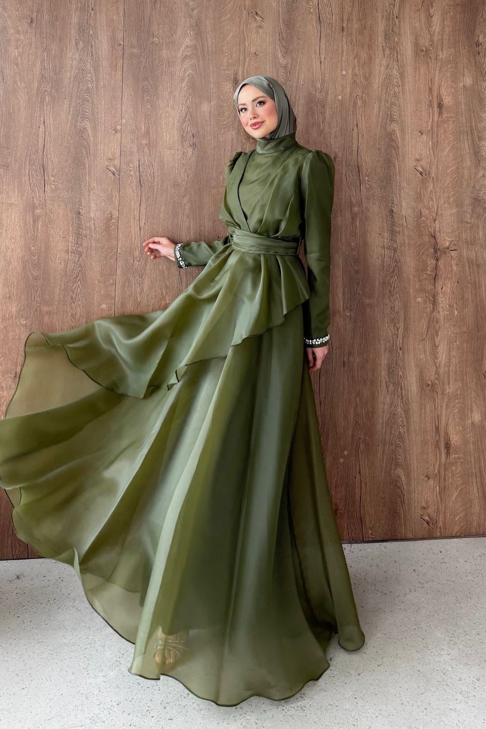 Celeste Abiye Haki 4763 