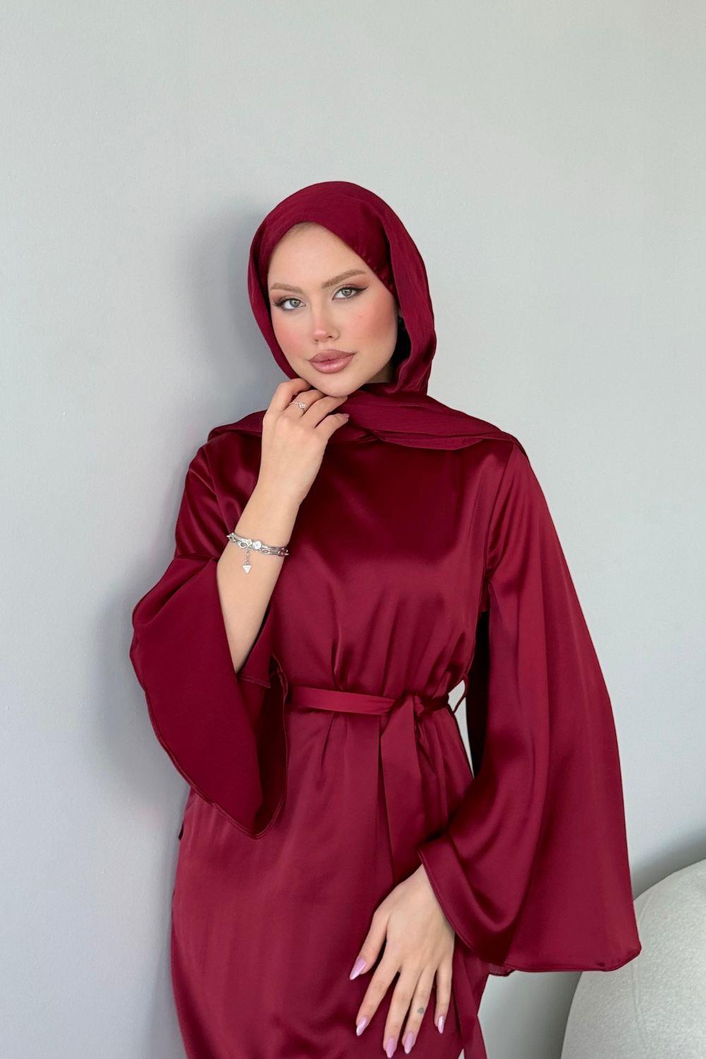 Bear Saten Abiye Bordo 4901 