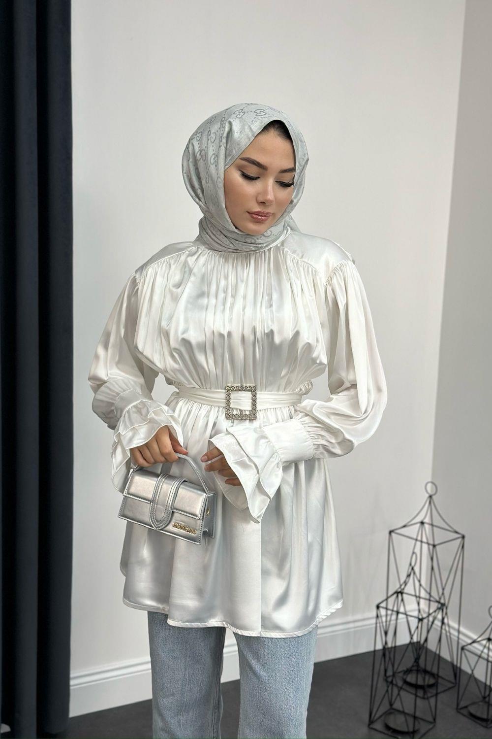 Zümra Tunik Beyaz 503 