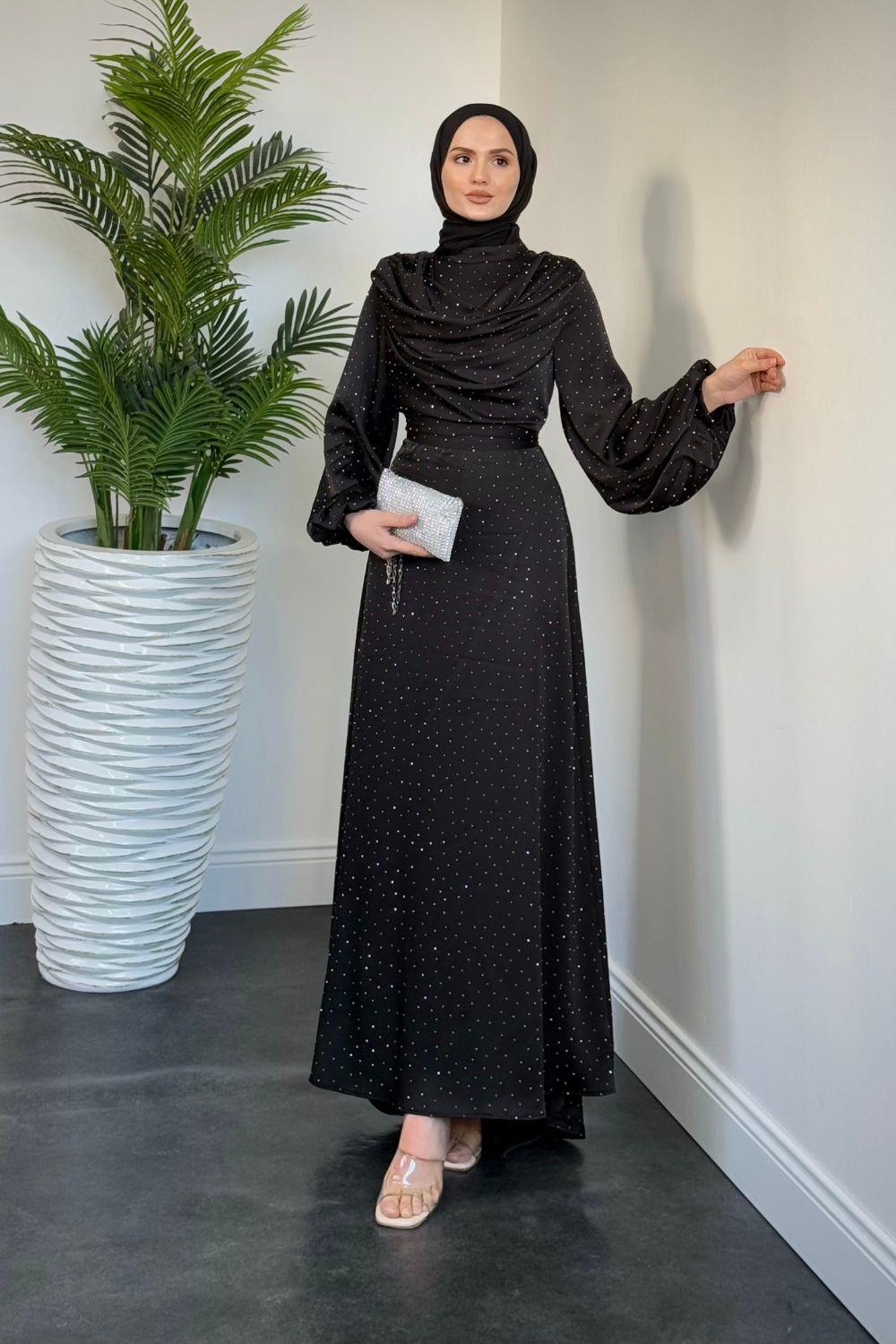 Ayşin Abiye Siyah 5100 