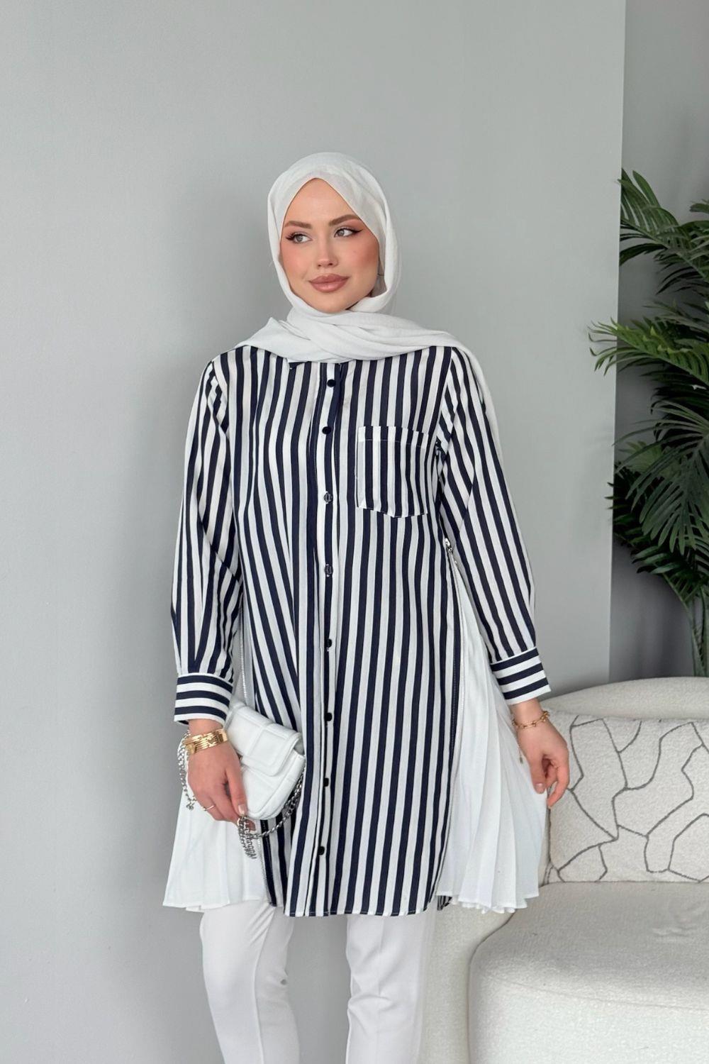 Pure Tunik Lacivert 5500 