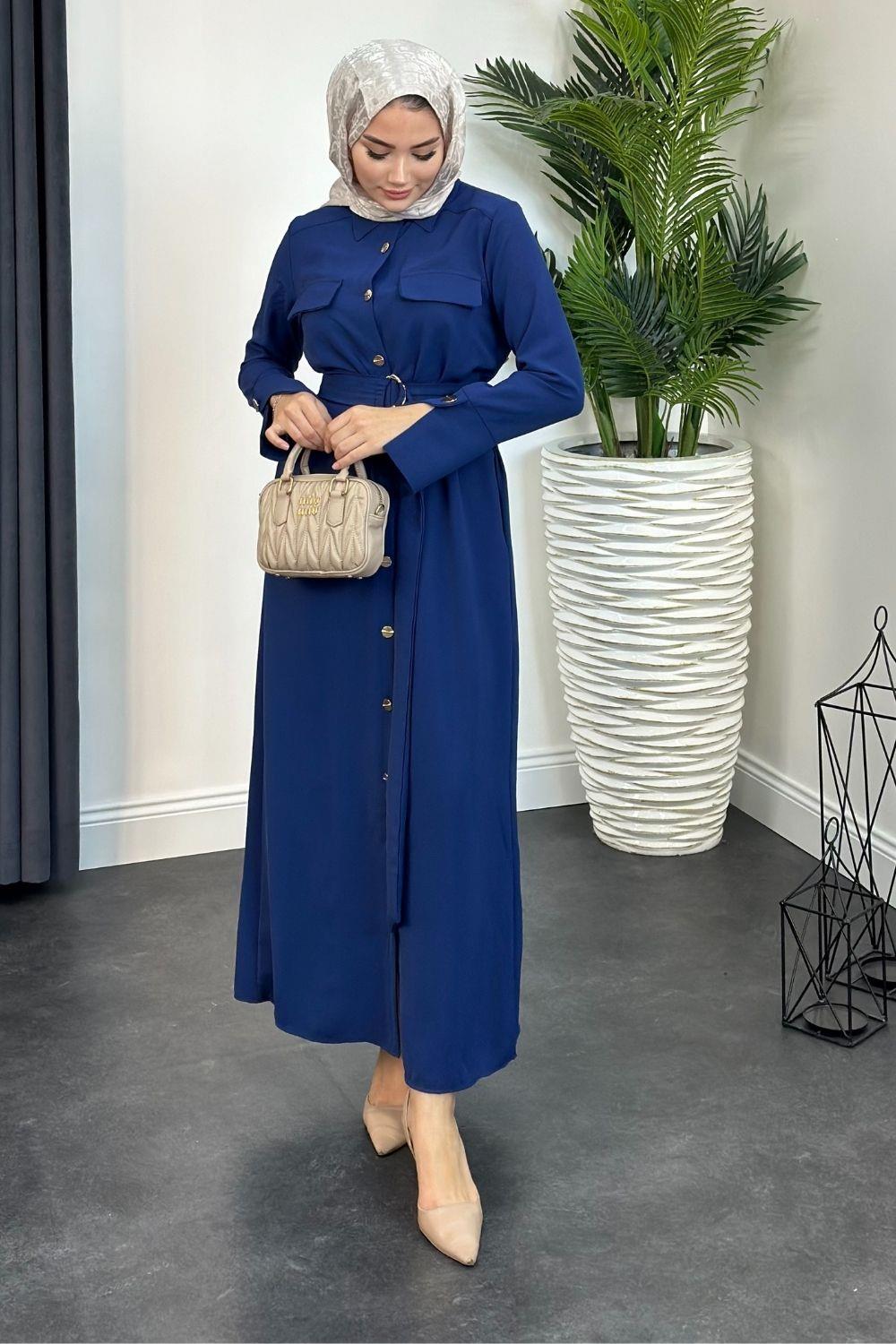 Meyra Elbise Lacivert 5661 