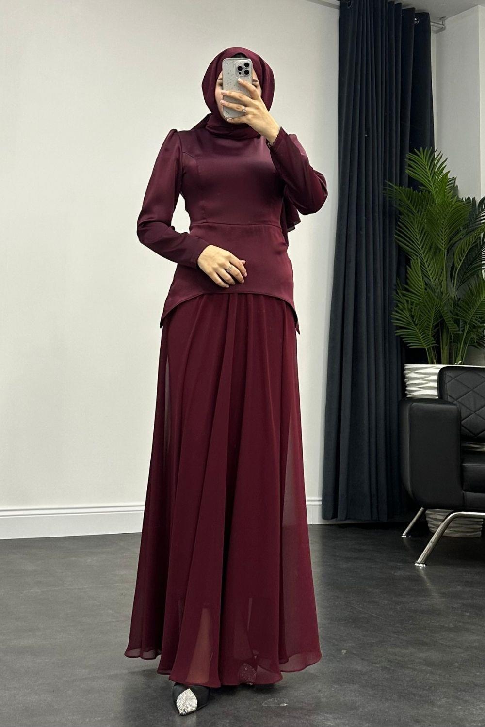 Marel Abiye Bordo 5976 