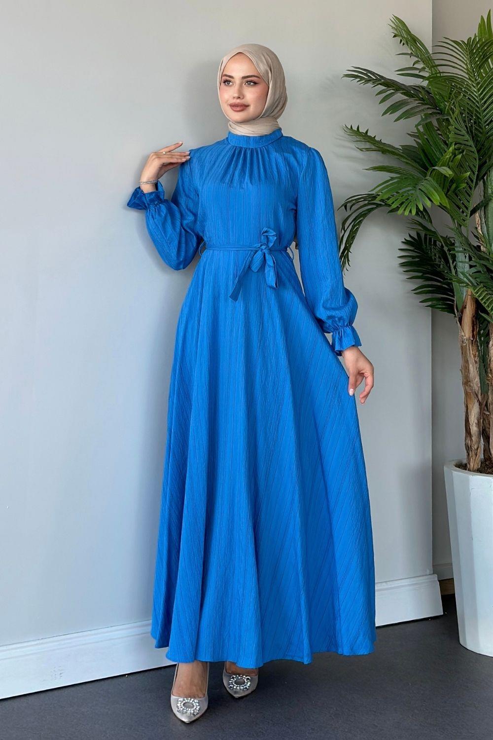 İkra Elbise İndigo 6003 